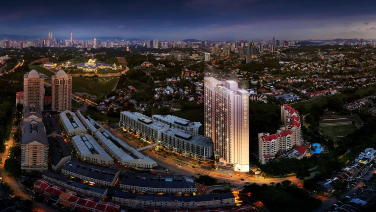 Dorsett Hartamas Kuala Lumpur Hotel Eksteriør billede Aerial view of the complex